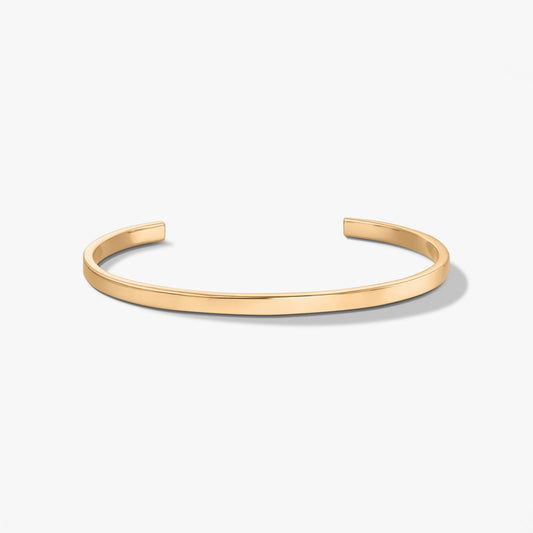 Minimal Silver Bangle Golden
