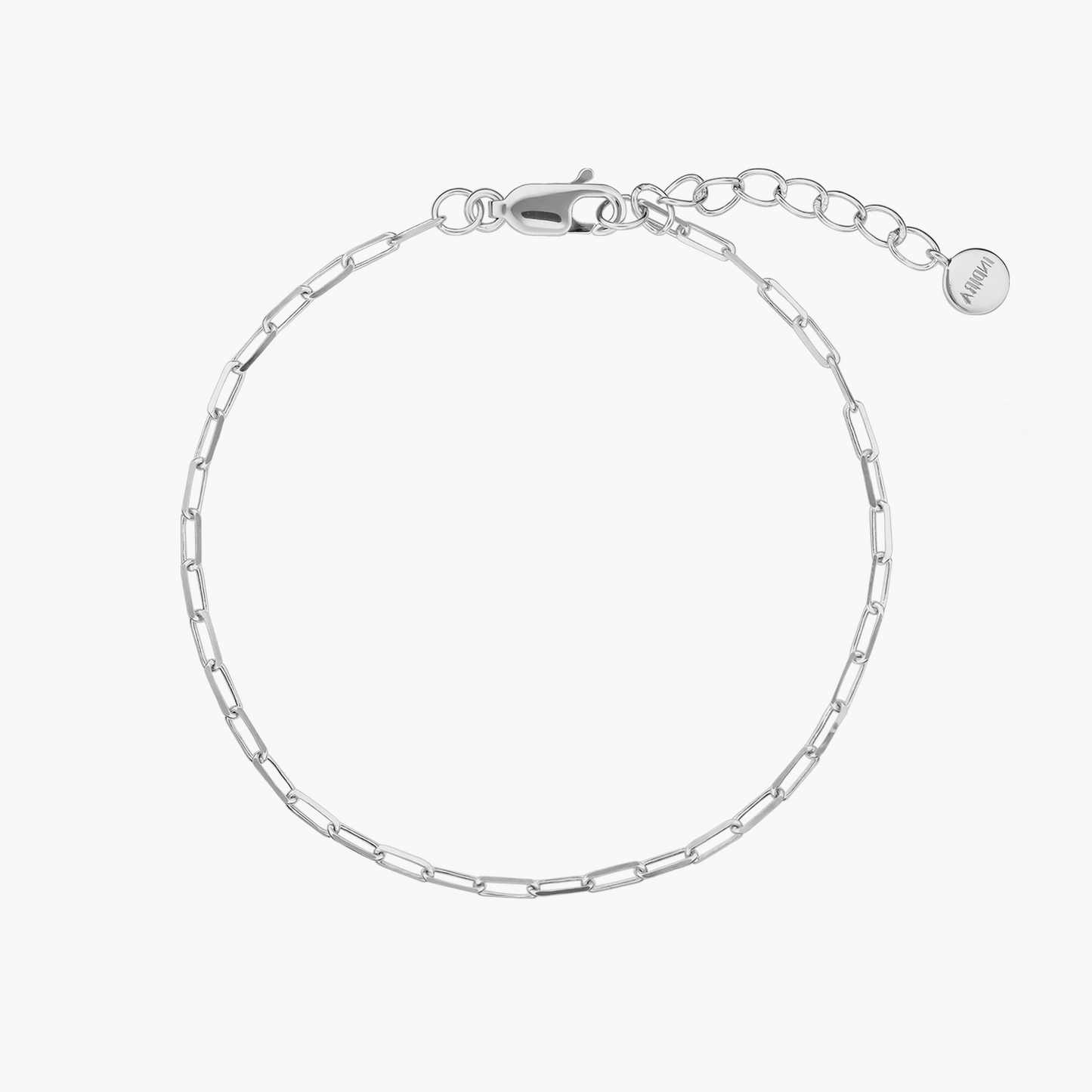 Silver Paperclip Bracelet