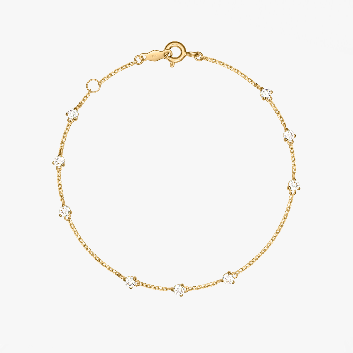 14K Gold Heart bracelet