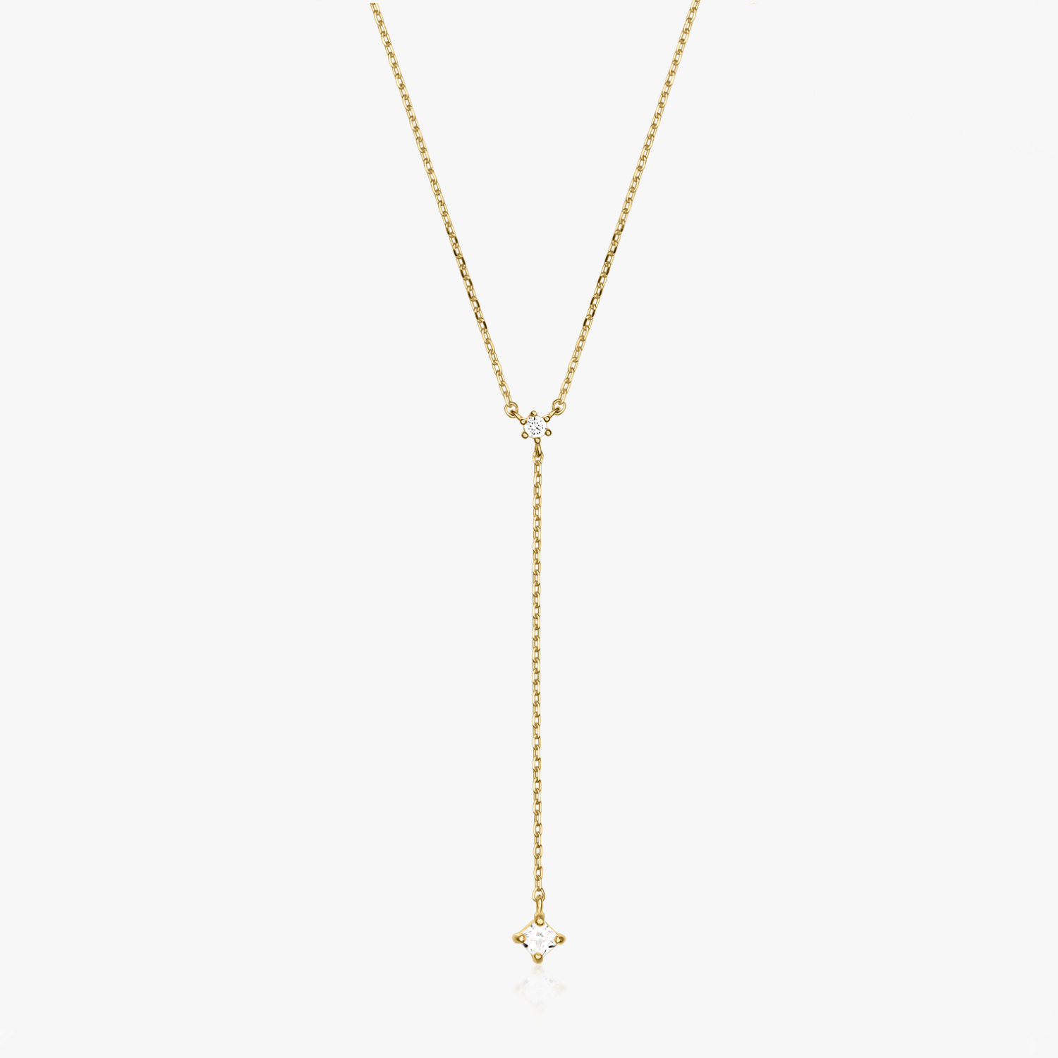 Starburst gold necklace - Zirconium