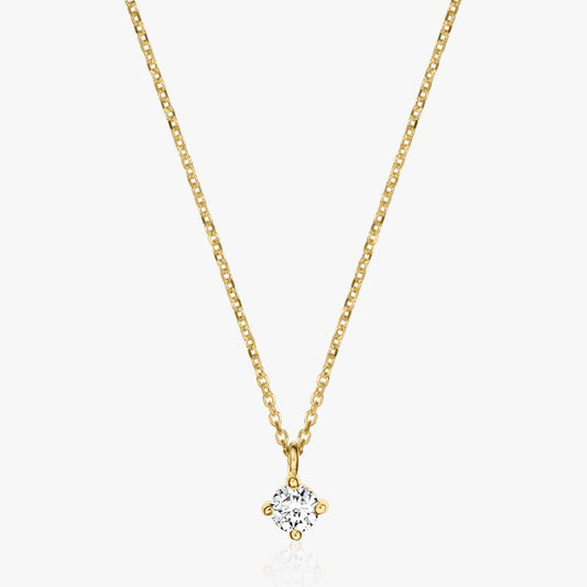 Colier din aur Timeless - Diamant 0.1 CT