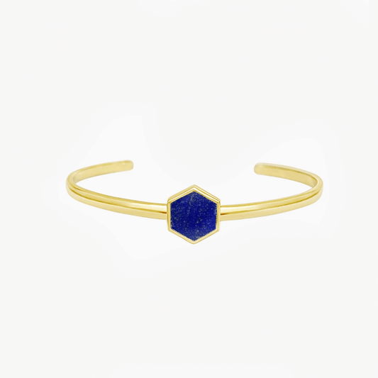 Brățară din argint Charlotte – Lapis Lazuli - Indira