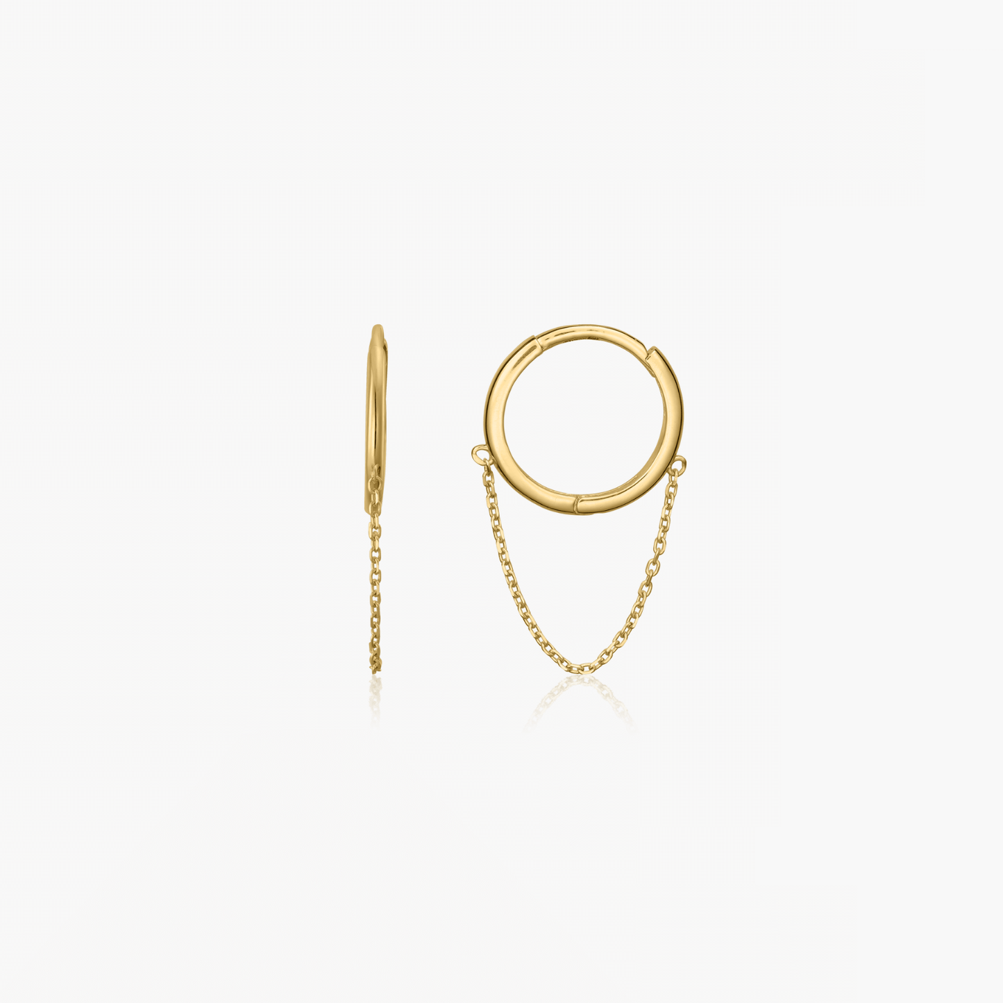 Berghain gold earrings