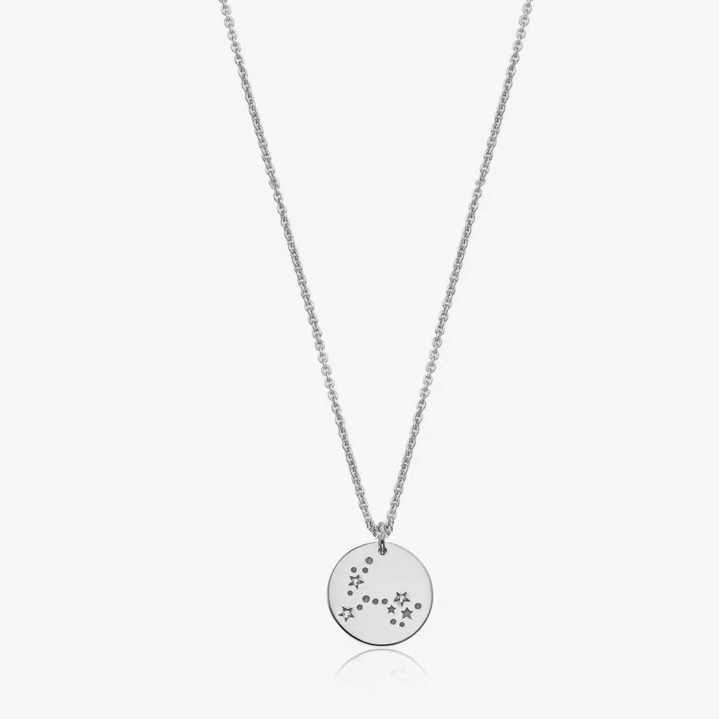 Silver Zodiac - Pisces necklace